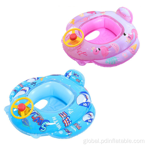 Float Inflatable with Safety Seat Car Shaped Kids Float Boat Summer Pool Floaties Supplier